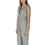 Gilet in Poliestere Riciclato Grigio