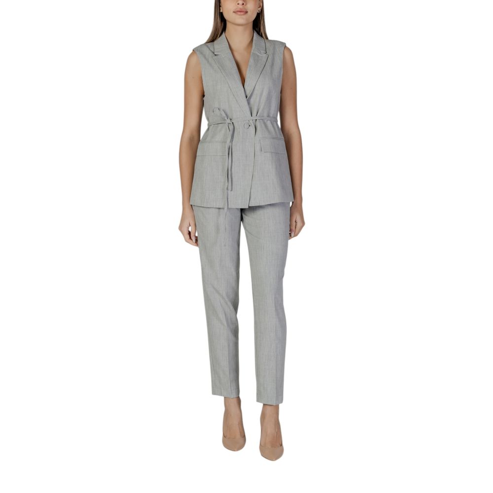 Gilet in Poliestere Riciclato Grigio