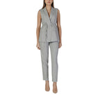 Gilet in Poliestere Riciclato Grigio