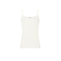 Cremefarbene Baumwoll-Tanktops