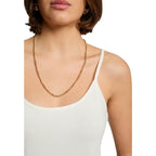 Cremefarbene Baumwoll-Tanktops