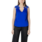 Blaue Polyester-Tanktops