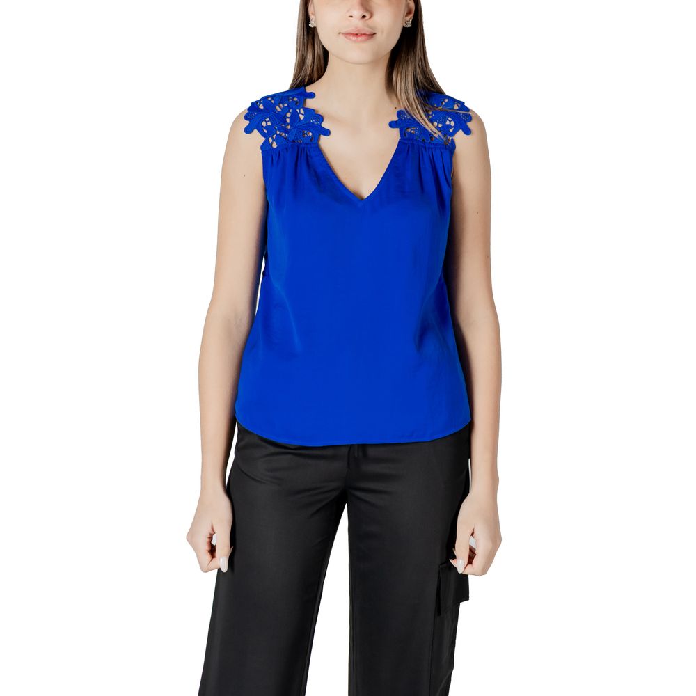 Blaue Polyester-Tanktops