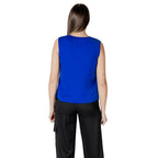 Blaue Polyester-Tanktops