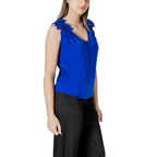 Blaue Polyester-Tanktops