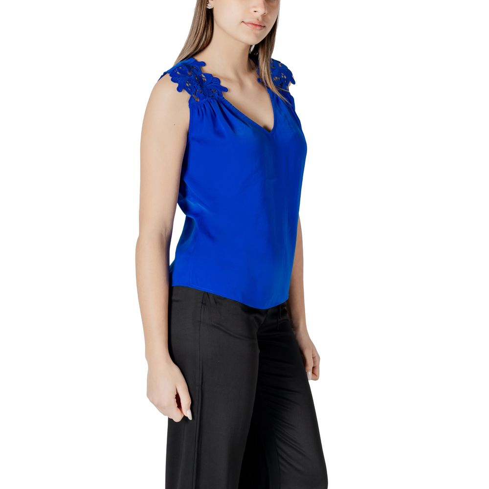 Blaue Polyester-Tanktops