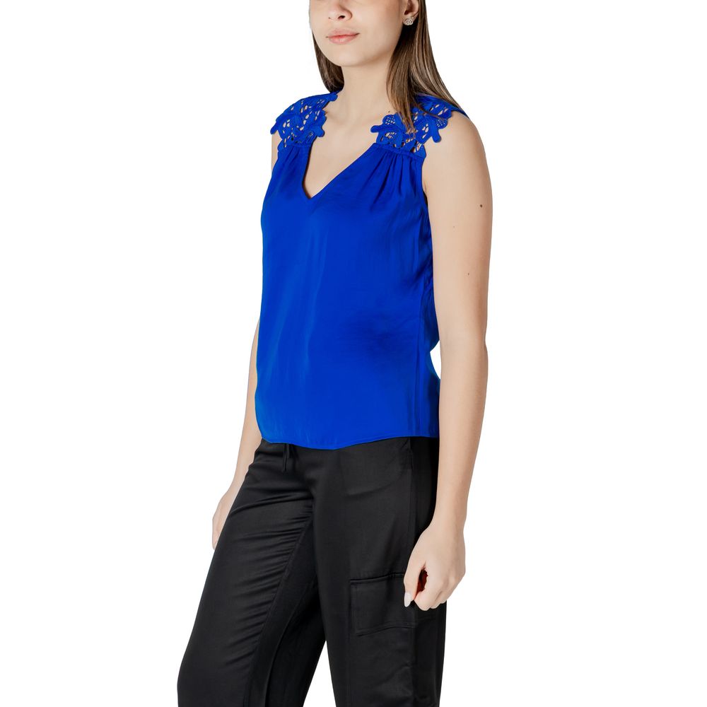 Blaue Polyester-Tanktops