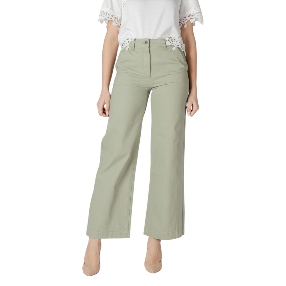 Bicolor Cotton Relaxed Fit Jeans