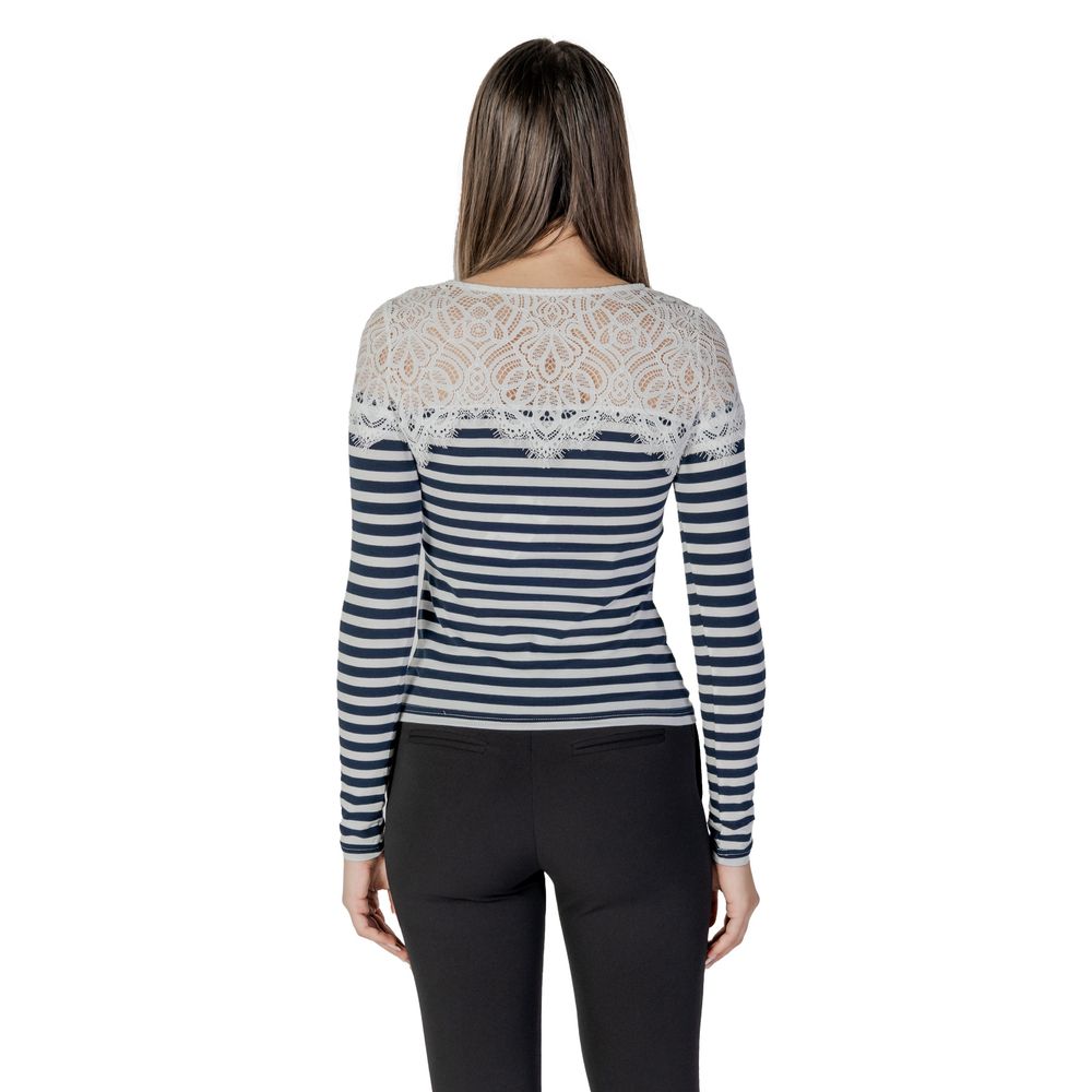 White Recycled Polyester Long Sleeve T-Shirt