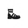 Sandali in pelle nera