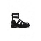 Sandali in pelle nera