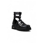 Sandali in pelle nera