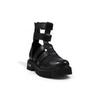 Sandali in pelle nera