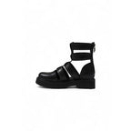 Sandali in pelle nera