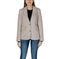 Beige Recycled Polyester Blazer