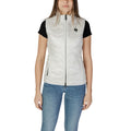 White Polyamide Sleeveless Jacket