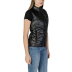 Gilet smanicato in poliammide nero