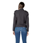 Black Polyamide Biker Jacket