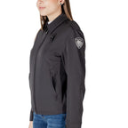 Black Polyamide Biker Jacket