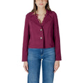 Purple Viscose Parka