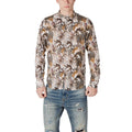 White Cotton Pattern Shirt