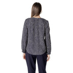 Camicia in viscosa blu