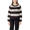 Black And White Marabou Sweatshirt