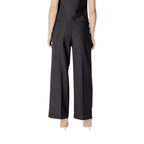 Schwarze Freizeithose aus Polyester