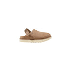 Beige Recycled Polyester Platform Pumps