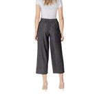 Jeans corti di cotone nero