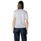 Weißes Baumwoll-T-Shirt