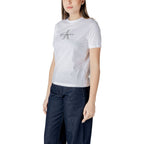 Weißes Baumwoll-T-Shirt