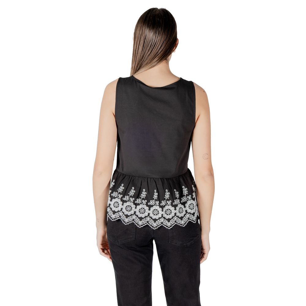 Black Cotton Tank Tops
