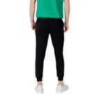 Schwarze Baumwoll-Jogginghose (Trainingshose)