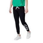 Schwarze Baumwoll-Jogginghose (Trainingshose)