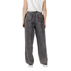 Black Lyocell Casual Pants