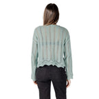 Turquoise Recycled Cotton Sweatshirt