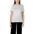 Weißes Baumwoll-T-Shirt