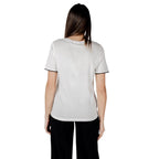 Weißes Baumwoll-T-Shirt