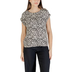 Beige Viscose Blouse