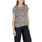 Beige Viscose Blouse