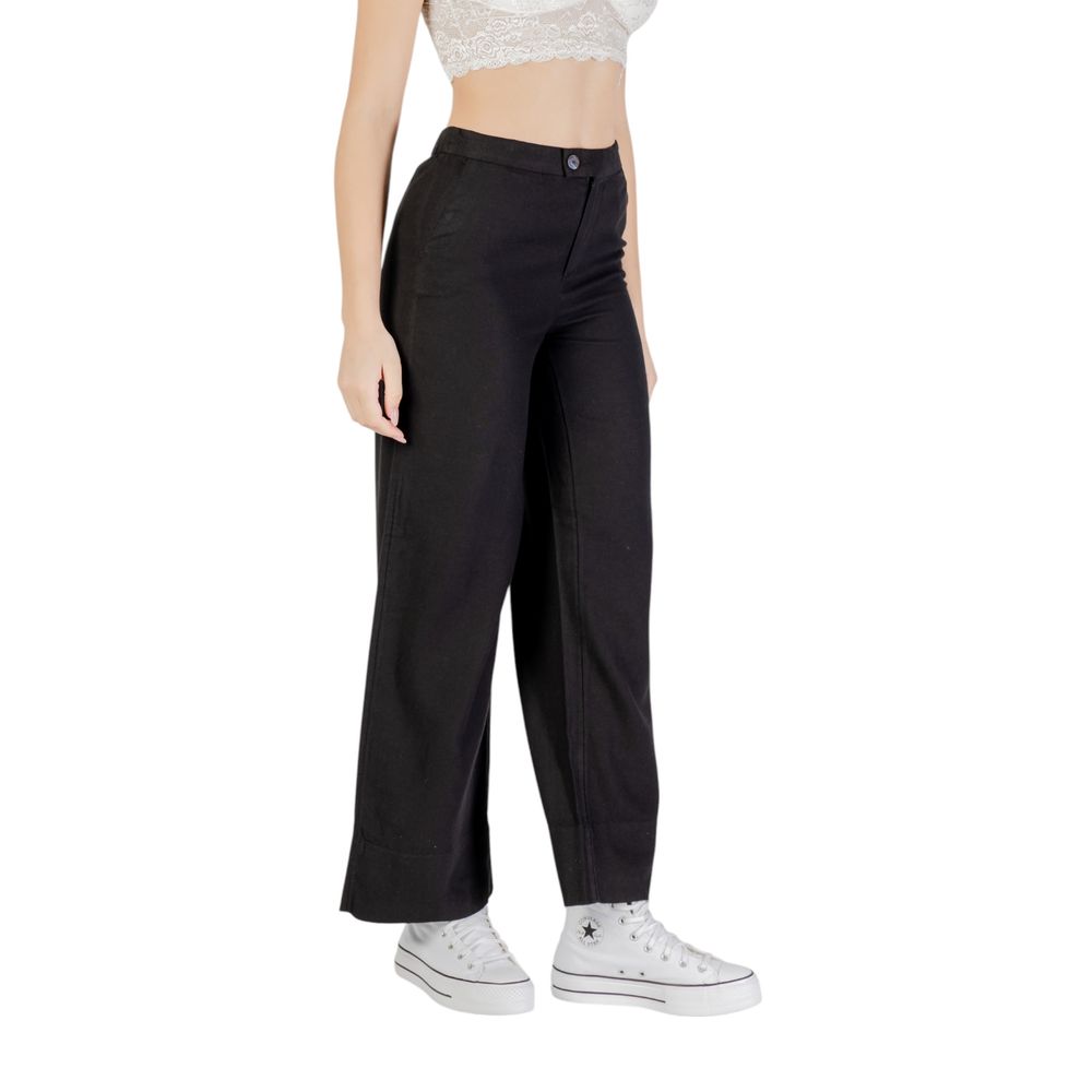 Black Viscose Pants