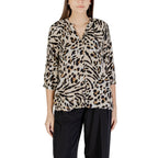 Beige Viscose Blouse