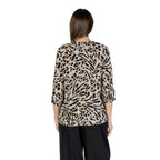 Beige Viscose Blouse