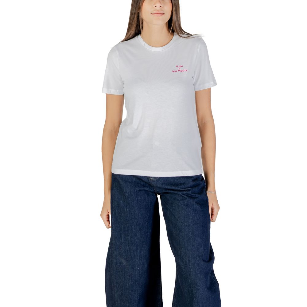 T-shirt di cotone rosa