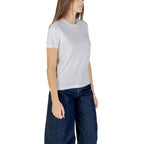 T-shirt di cotone rosa