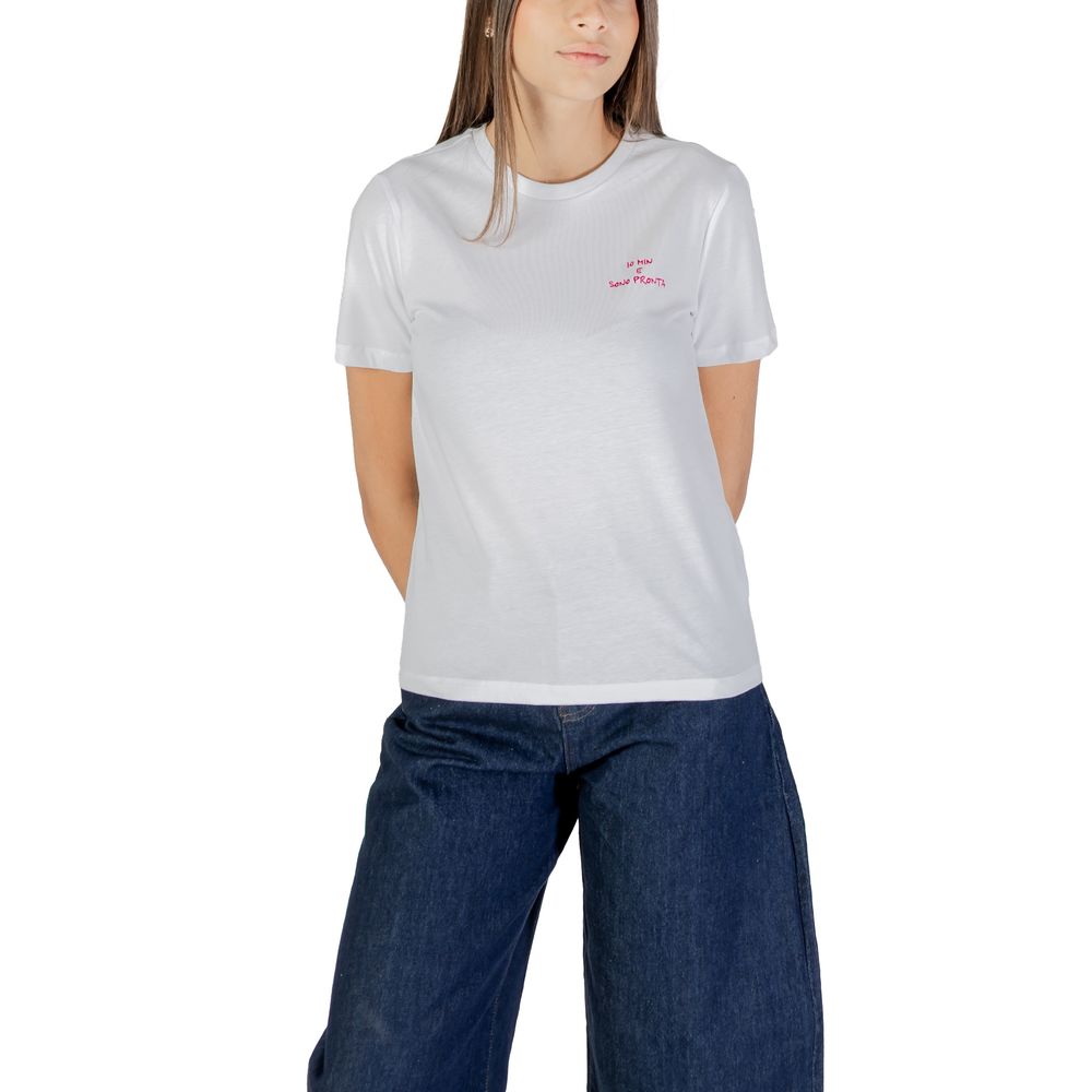 T-shirt di cotone rosa