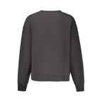 Schwarzes Damen-Sweatshirt aus Baumwolle