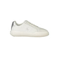 Weiße Polyurethan-Sneaker für Damen