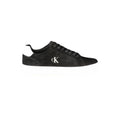 Sneaker da uomo in pelle nera
